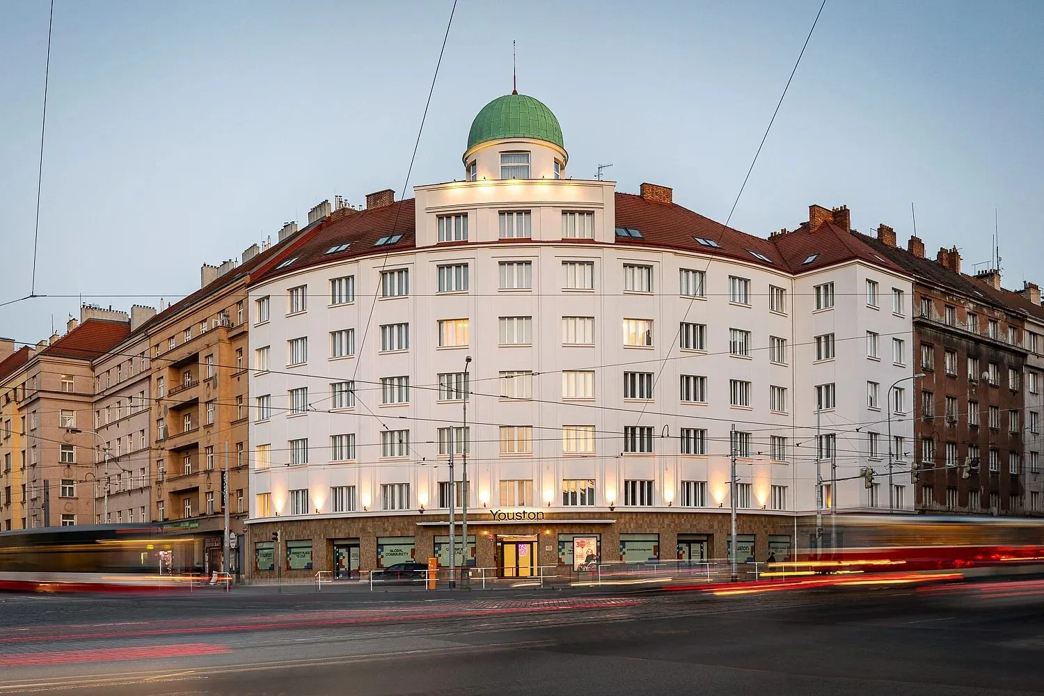 Hartigova 114 — fasáda po rekonstrukci